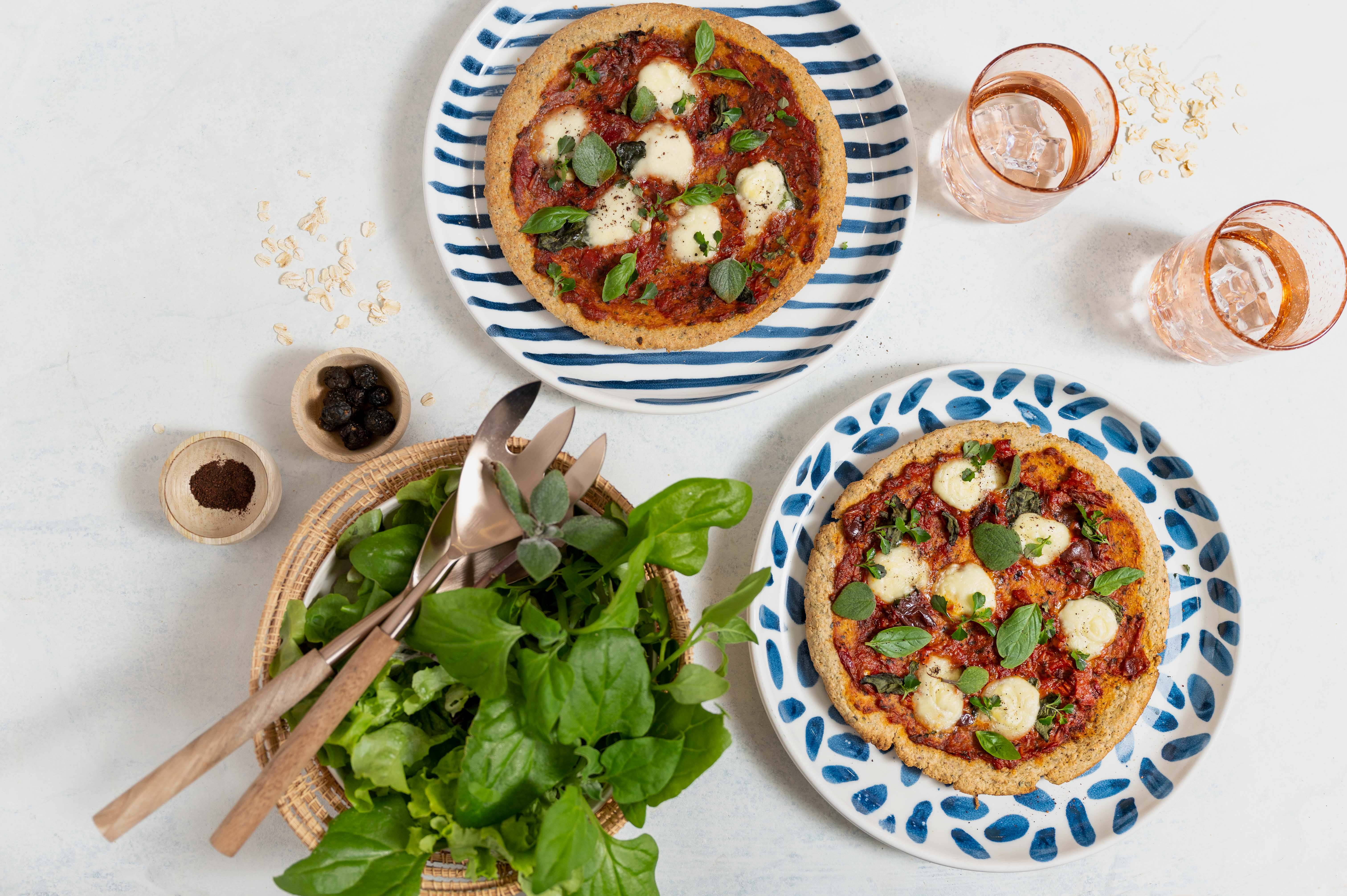 Margherita Pizza with Oat Base