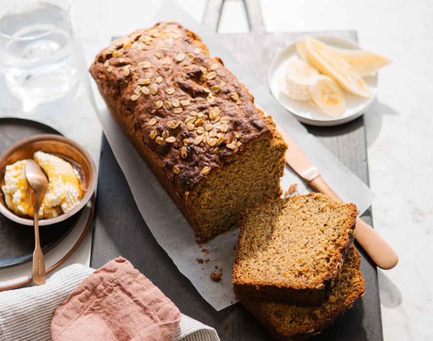 Hayden Quinn's Oat Banana Bread