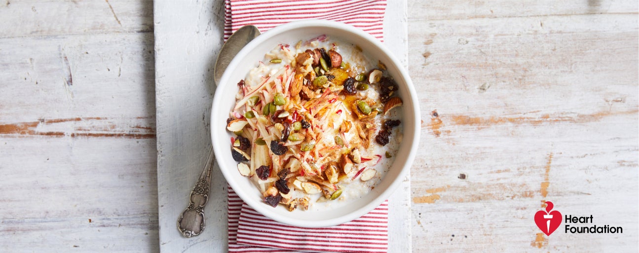 Apple and honey nut crumble oats - HF recipe
